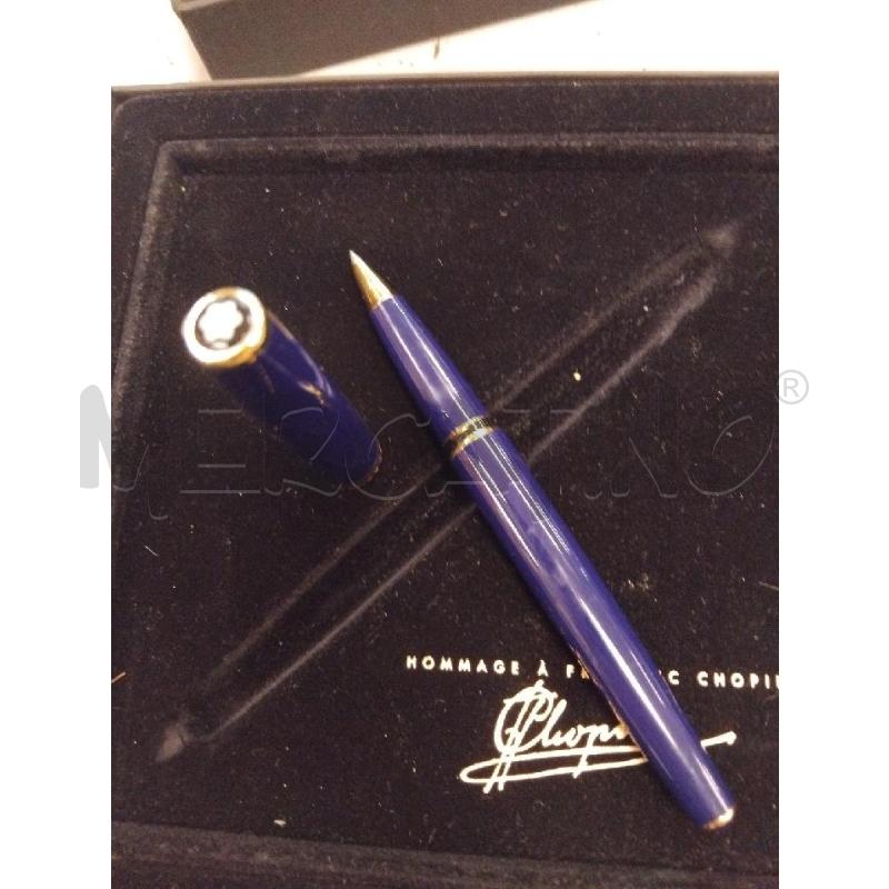 PENNA MONTBLANC GENERATION HOMMAGE CHOPIN BLU SFERA | Mercatino dell'Usato Roma monteverde 4