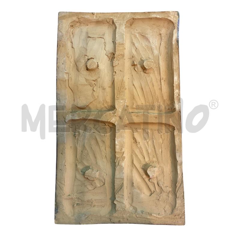 PLACCA MAIOLICA A LUSTRO MADONNA CON BAMBINO | Mercatino dell'Usato Roma monteverde 2