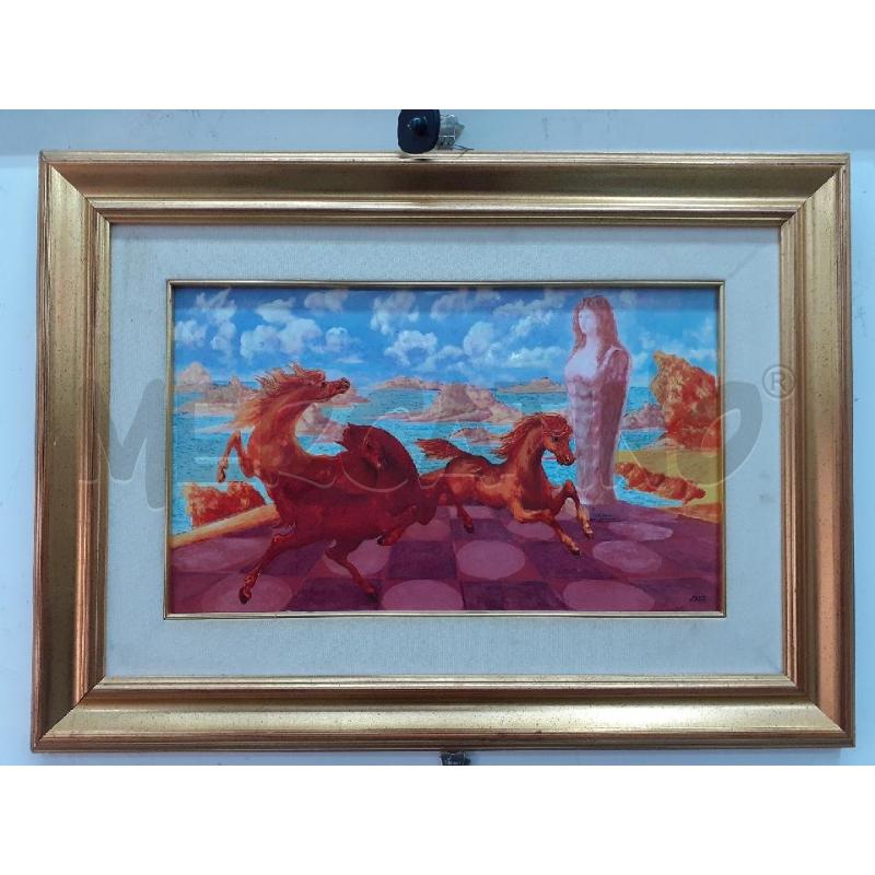QUADRO CAVALLI ROSSI | Mercatino dell'Usato Roma monteverde 1