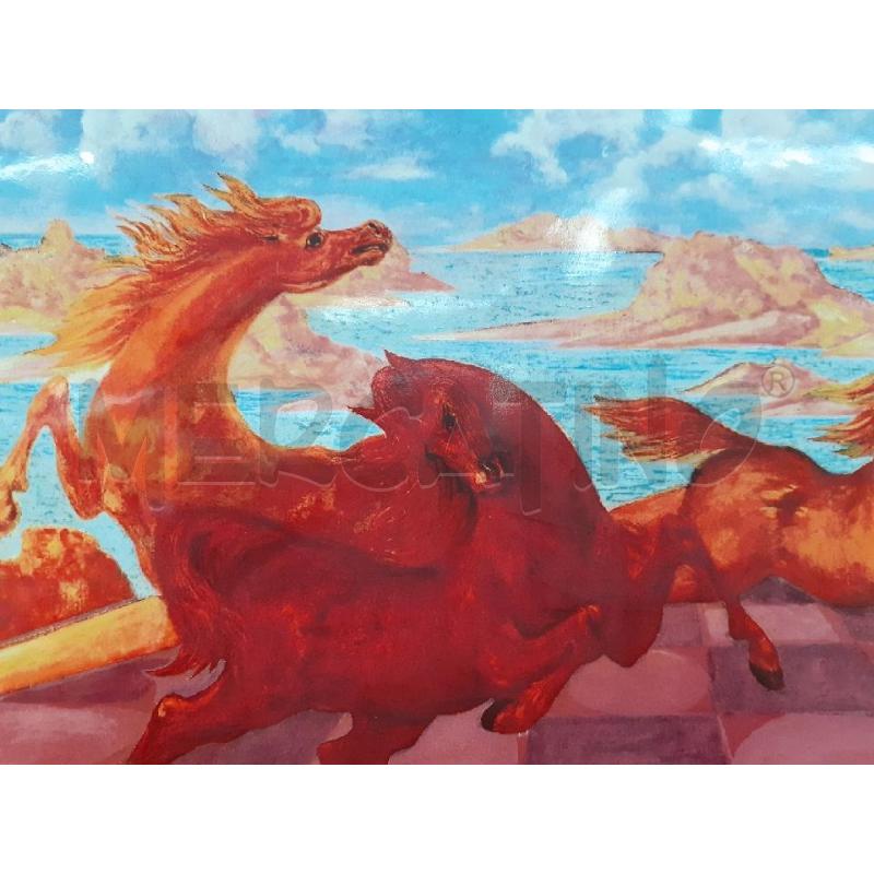QUADRO CAVALLI ROSSI | Mercatino dell'Usato Roma monteverde 3