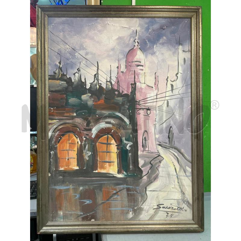 QUADRO CITTÀ CON CUPOLA | Mercatino dell'Usato Roma monteverde 1