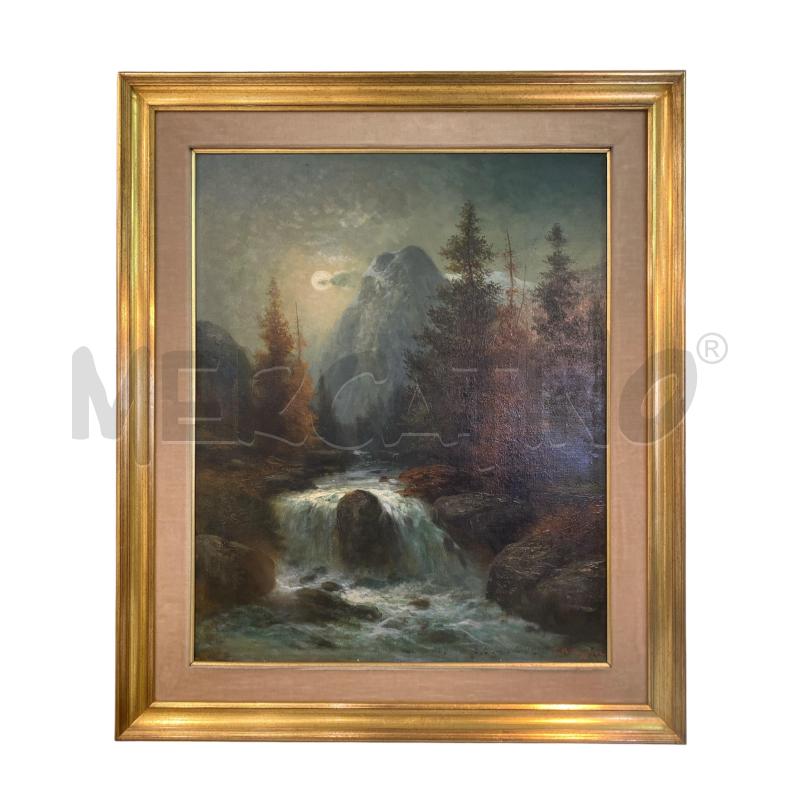 QUADRO FIUME DI NOTTE | Mercatino dell'Usato Roma monteverde 1