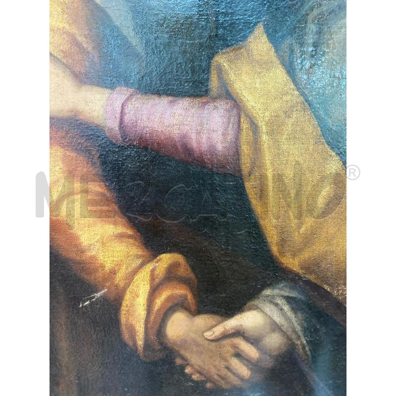 QUADRO LA MADONNA INCONTRA ELISABETTA | Mercatino dell'Usato Roma monteverde 5