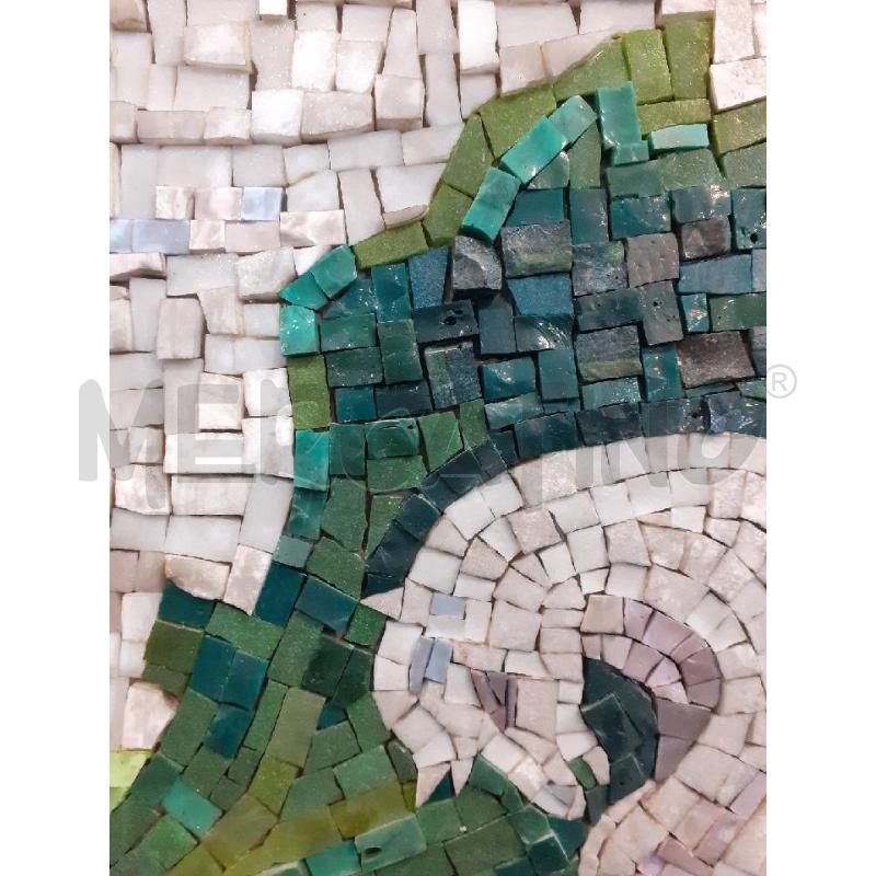 QUADRO MOSAICO I CAVALLINI BIANCHI | Mercatino dell'Usato Roma monteverde 2