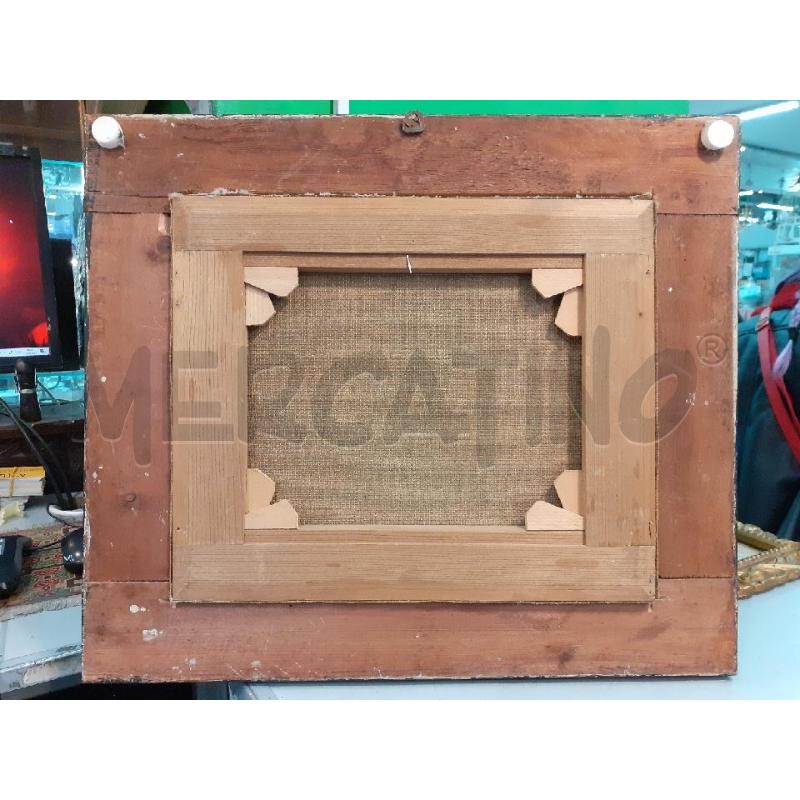 QUADRO NATIVITÀ CORNICE NERA E ORO | Mercatino dell'Usato Roma monteverde 2