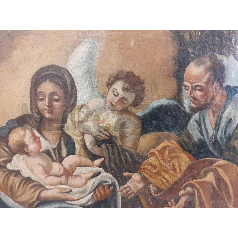 QUADRO NATIVITÀ CORNICE NERA E ORO | Mercatino dell'Usato Roma monteverde 3