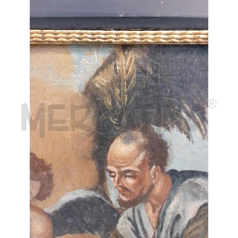 QUADRO NATIVITÀ CORNICE NERA E ORO | Mercatino dell'Usato Roma monteverde 4