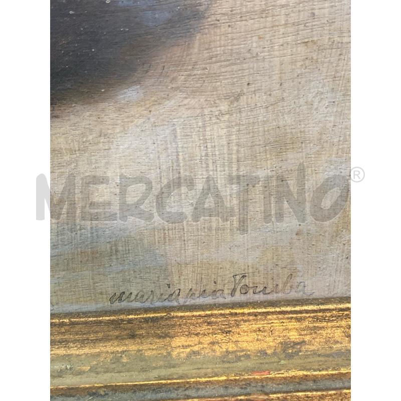 QUADRO NATURA MORTA SU TAVOLA CORNICE DORATA | Mercatino dell'Usato Roma monteverde 3