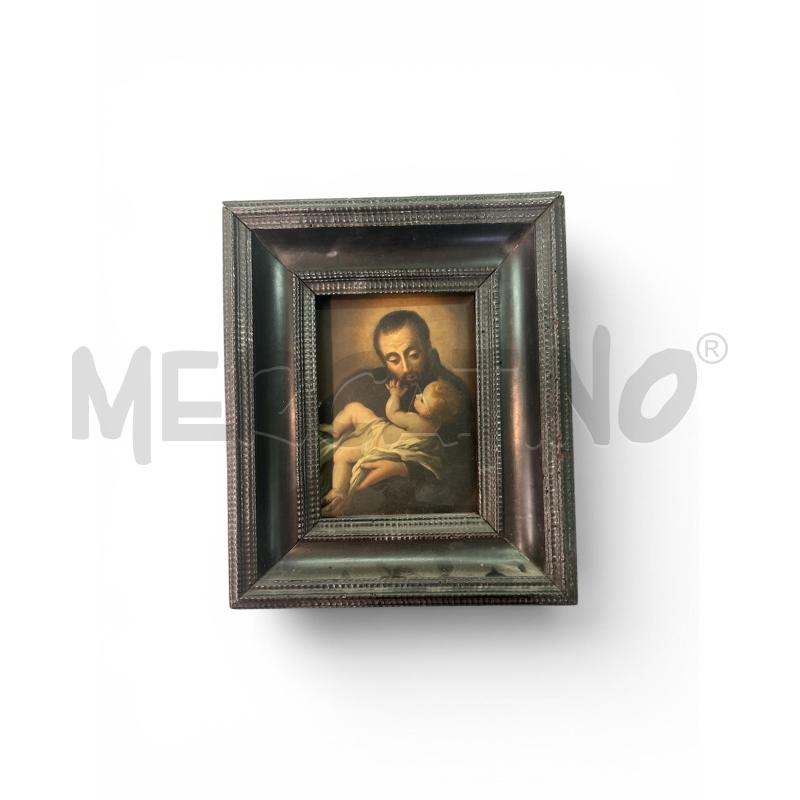 QUADRO PICCOLO SAN GIUSEPPE CON BAMBIN GESÙ | Mercatino dell'Usato Roma monteverde 1