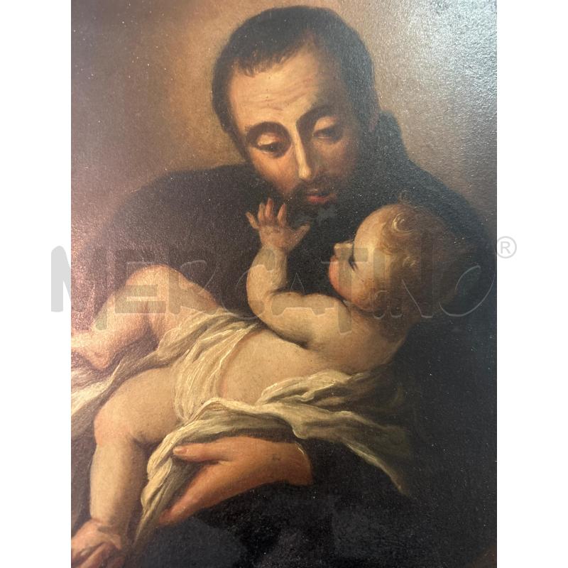 QUADRO PICCOLO SAN GIUSEPPE CON BAMBIN GESÙ | Mercatino dell'Usato Roma monteverde 3