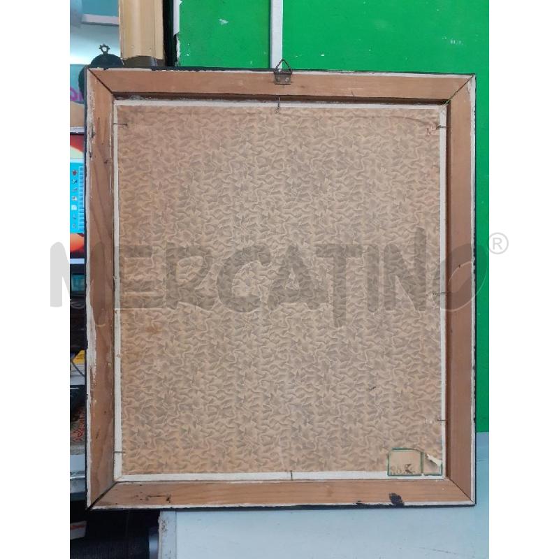 QUADRO RITRATTO SIGNORA CORNICE NERA | Mercatino dell'Usato Roma monteverde 4