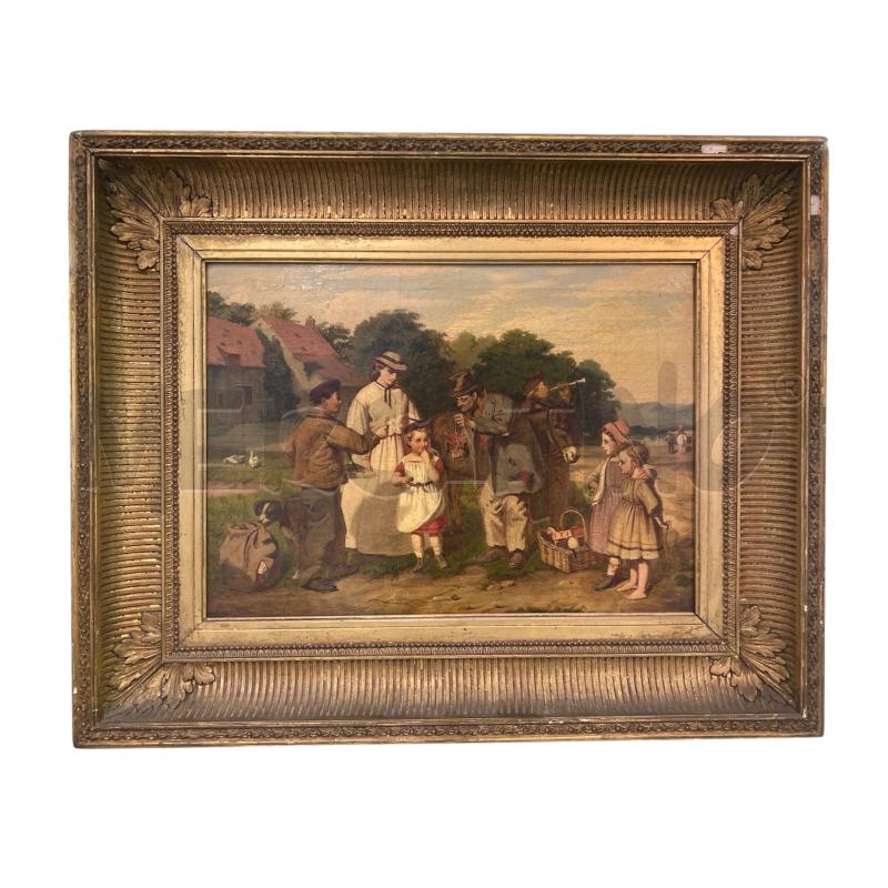 QUADRO RIVAL ITINERANTS CORNICE DORATA | Mercatino dell'Usato Roma monteverde 1