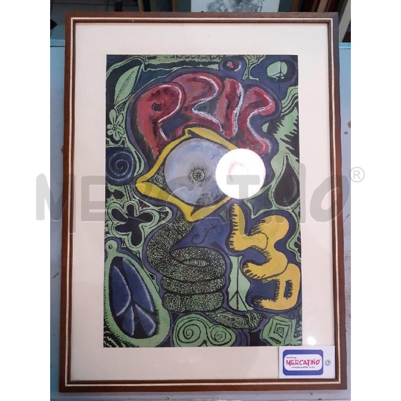QUADRO SERPENTE OCCHIO | Mercatino dell'Usato Roma monteverde 1
