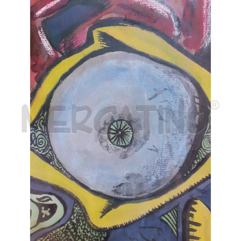 QUADRO SERPENTE OCCHIO | Mercatino dell'Usato Roma monteverde 2