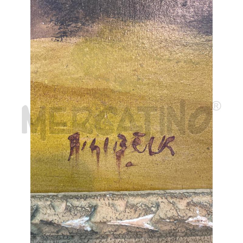 QUADRO TORERO CON TORO | Mercatino dell'Usato Roma monteverde 3