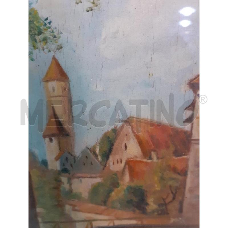 QUADRO UOMO CON BUOI E CARRO  | Mercatino dell'Usato Roma monteverde 4