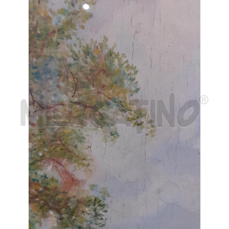 QUADRO UOMO CON BUOI E CARRO  | Mercatino dell'Usato Roma monteverde 5