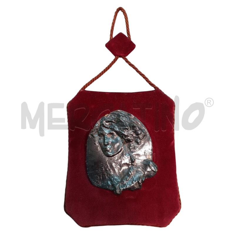 QUADRUCCIO BASSORILIEVO VELLUTO ROSSO | Mercatino dell'Usato Roma monteverde 1