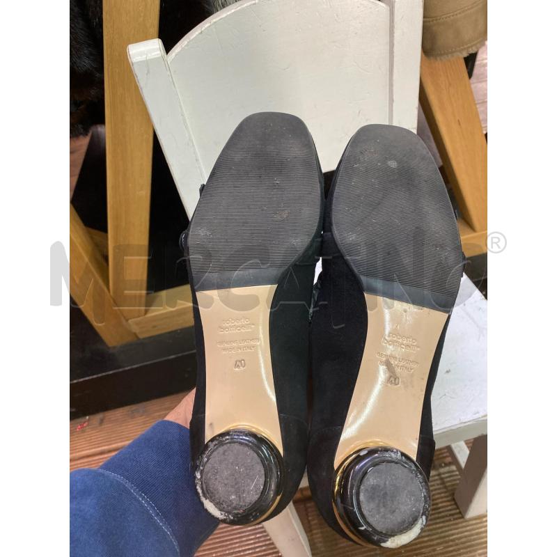 SCARPE DONNA ROBERTO 9 BOTTICELLI NERE | Mercatino dell'Usato Roma monteverde 4