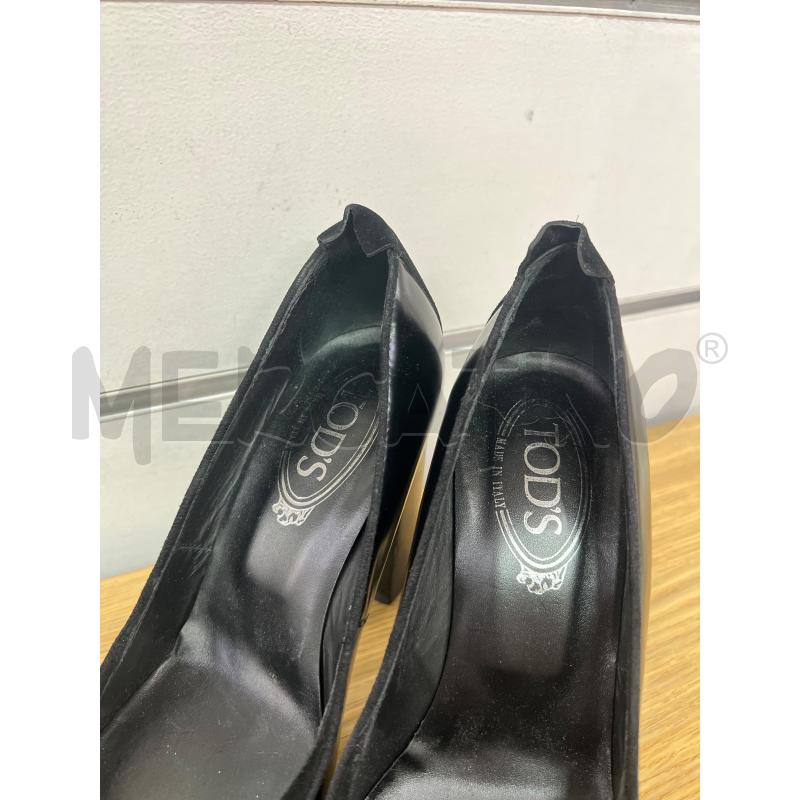 SCARPE DONNA TOD'S 27 NERE TACCO | Mercatino dell'Usato Roma monteverde 2