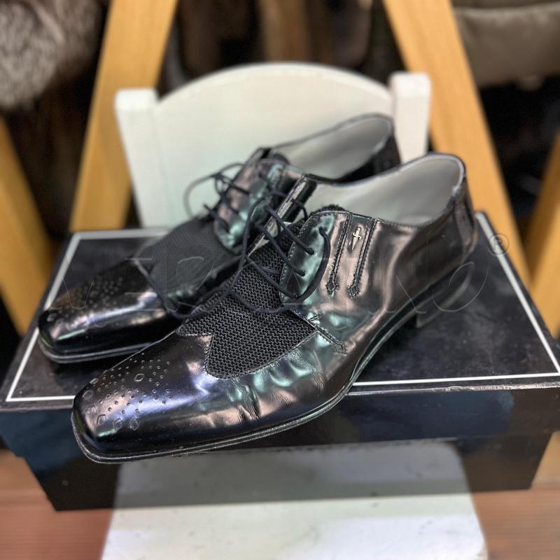 SCARPE UOMO 13 CESARE PACIOTTI NERE | Mercatino dell'Usato Roma monteverde 1