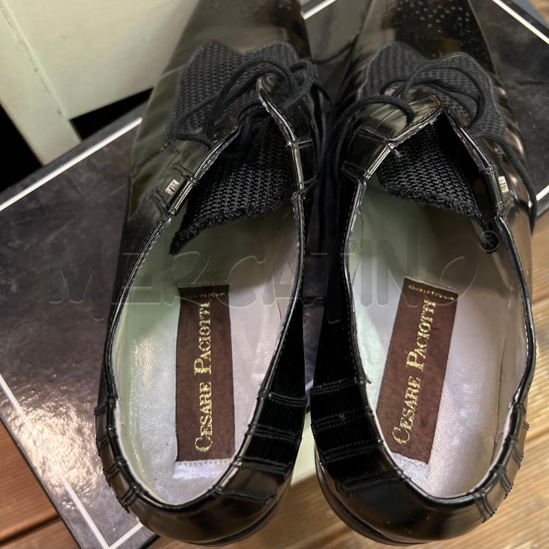 SCARPE UOMO 13 CESARE PACIOTTI NERE | Mercatino dell'Usato Roma monteverde 4