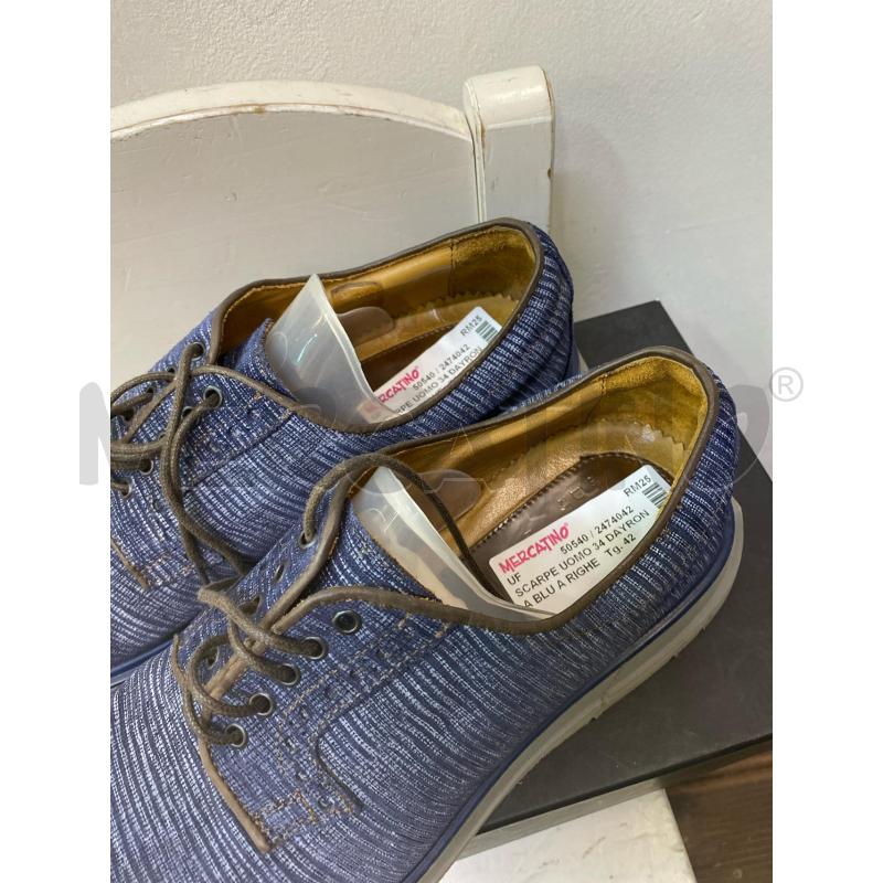 SCARPE UOMO 34 DAYRONA BLU A RIGHE  | Mercatino dell'Usato Roma monteverde 2
