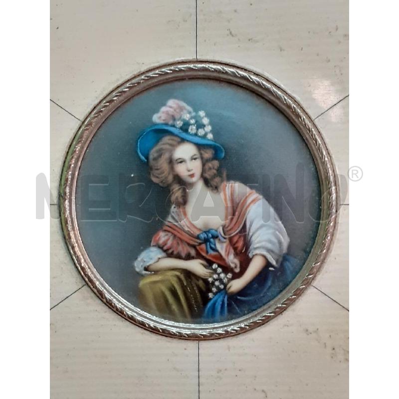 SCATOLA BEIGE MINIATURA DAMA | Mercatino dell'Usato Roma monteverde 4