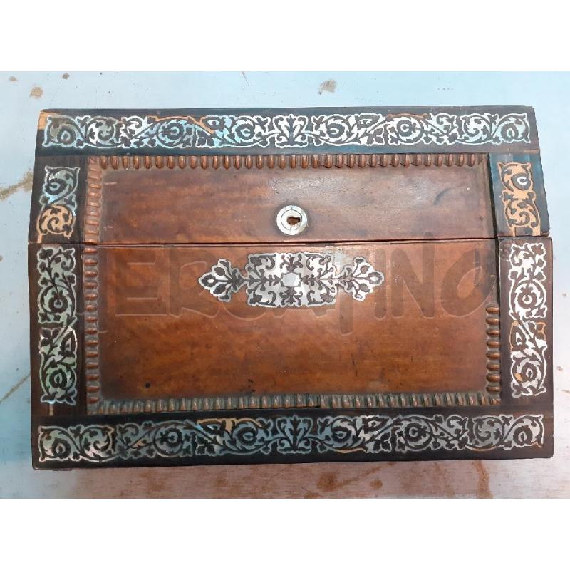 SCRITTOIO PORTATILE PORTALETTERE LEGNO | Mercatino dell'Usato Roma monteverde 2