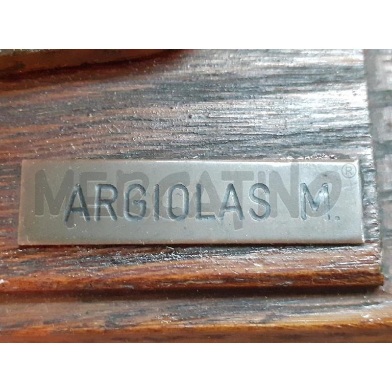 SCULTURA LUPA ROMANA BASE LEGNO  | Mercatino dell'Usato Roma monteverde 2