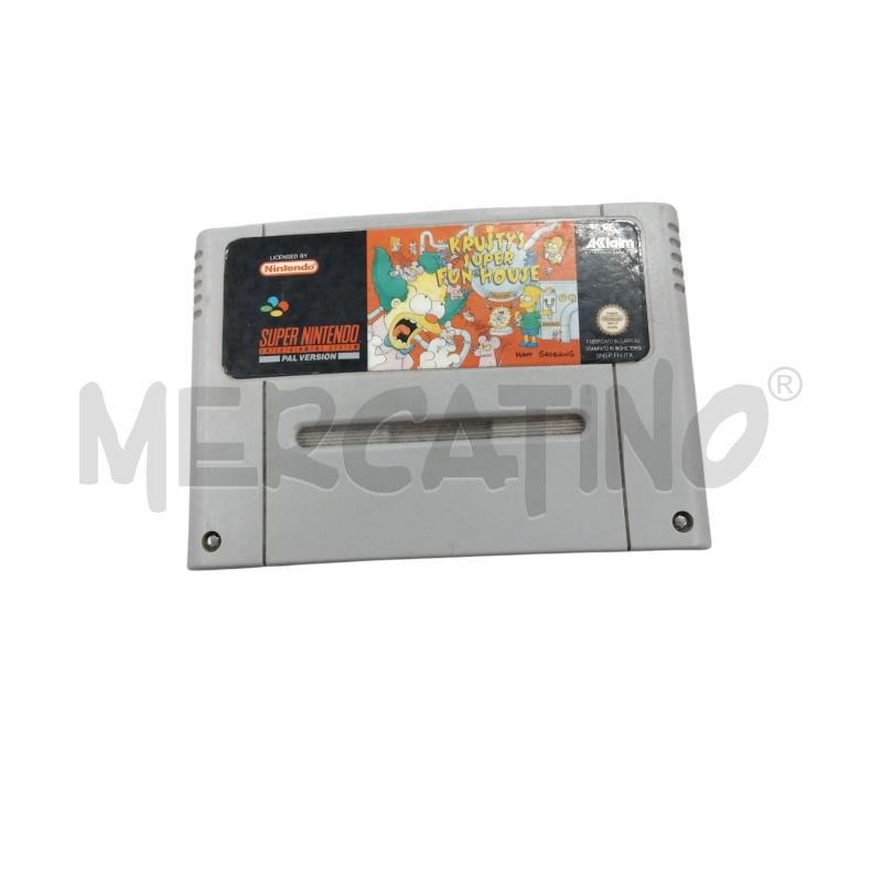 SNES KRUSTY SUPER FUN HOUSE | Mercatino dell'Usato Roma monteverde 1