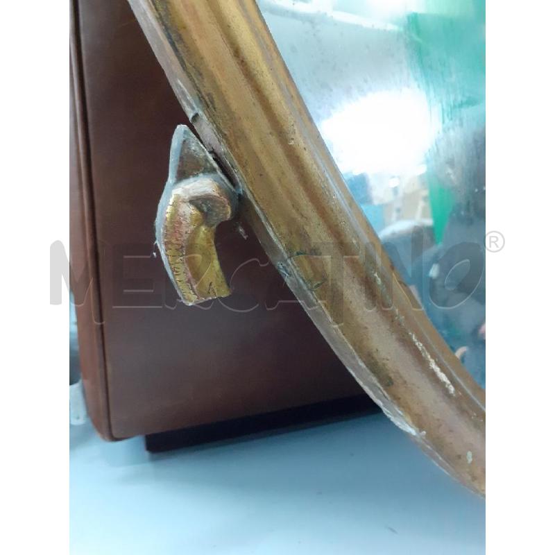 SPECCHIO CORNICE DORATA FOGLIA ROTTA | Mercatino dell'Usato Roma monteverde 4
