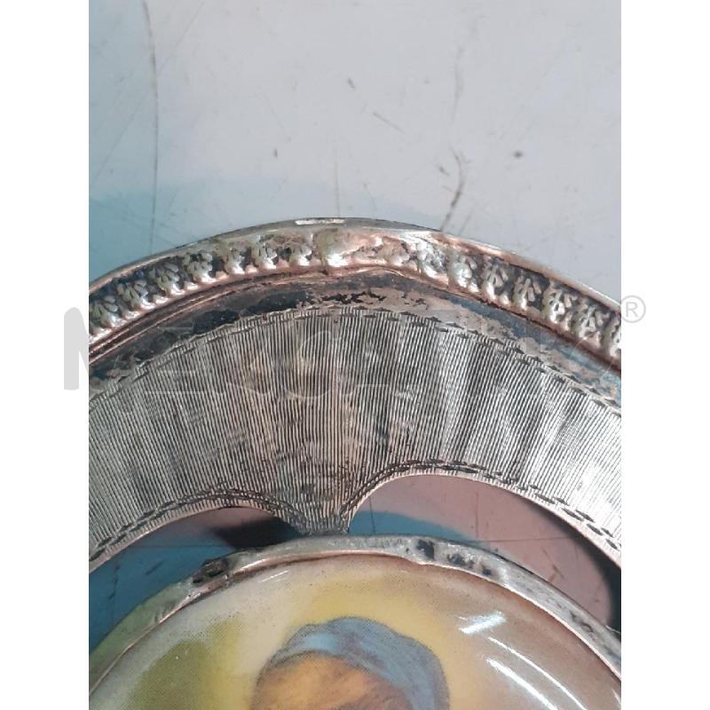 STAMPA MADONNA CON BAMBINO CORNICE METALLO | Mercatino dell'Usato Roma monteverde 2