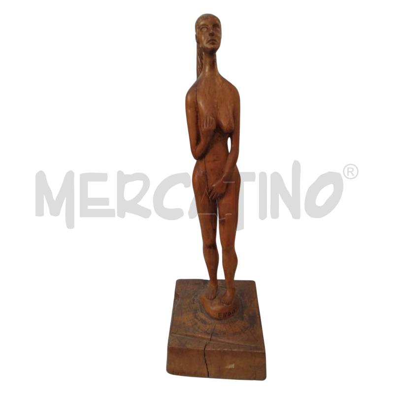STATUA LEGNO ERDO  | Mercatino dell'Usato Roma monteverde 1
