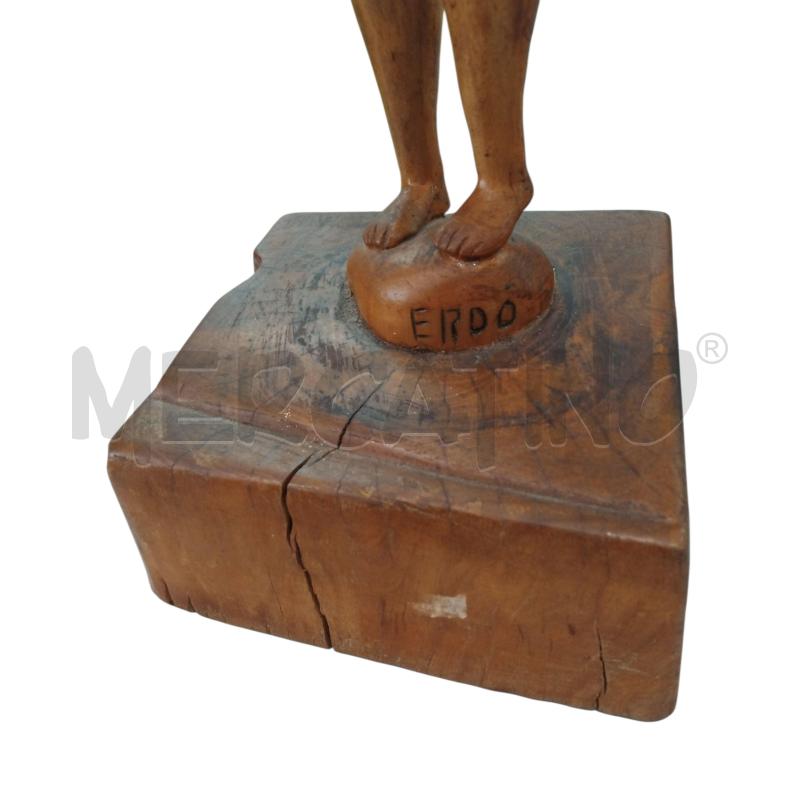 STATUA LEGNO ERDO  | Mercatino dell'Usato Roma monteverde 2