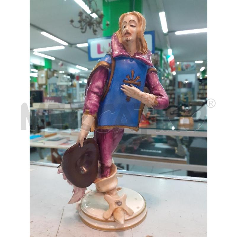 STATUA PORCELLANA CAVALIERE | Mercatino dell'Usato Roma monteverde 1
