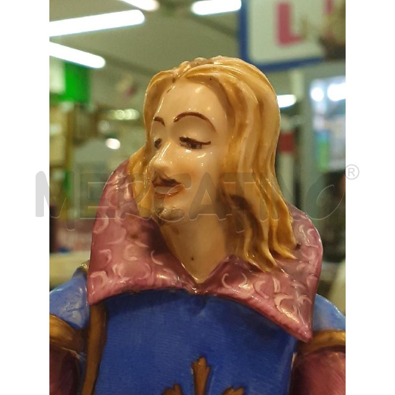 STATUA PORCELLANA CAVALIERE | Mercatino dell'Usato Roma monteverde 5