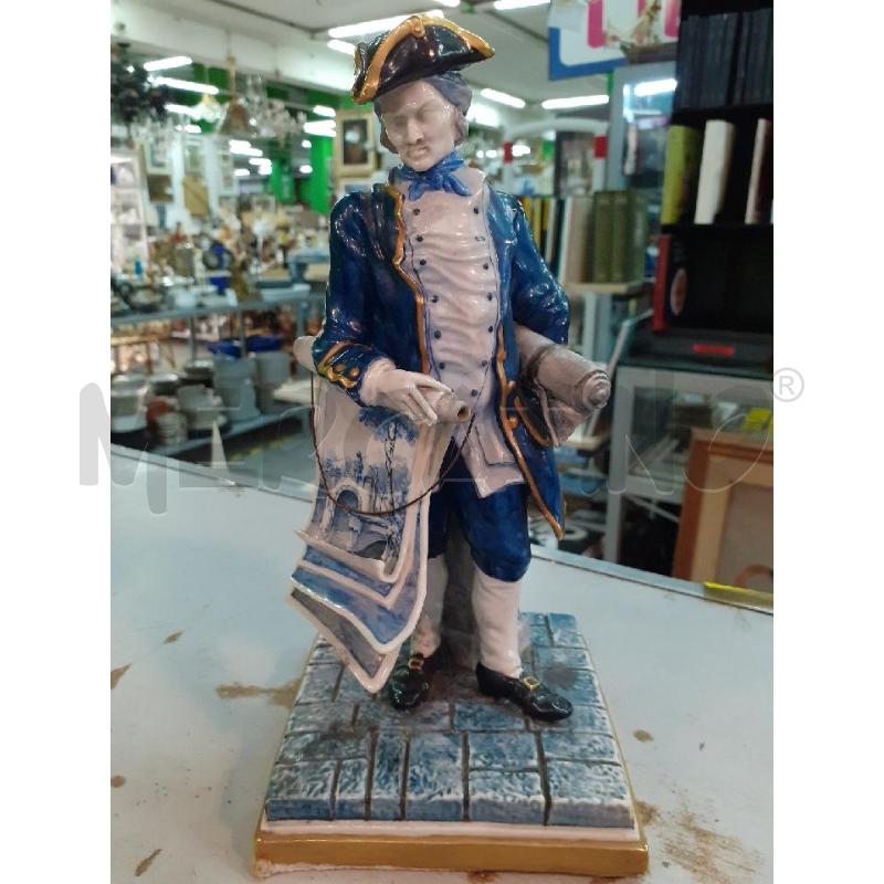 STATUA UOMO CON STAMPE FABRIS | Mercatino dell'Usato Roma monteverde 1