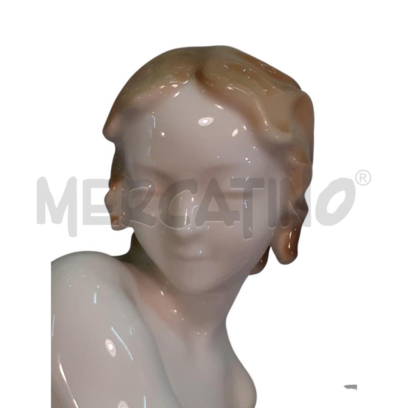 STATUETTA BAVARIA DONNA CON CAPRA | Mercatino dell'Usato Roma monteverde 4