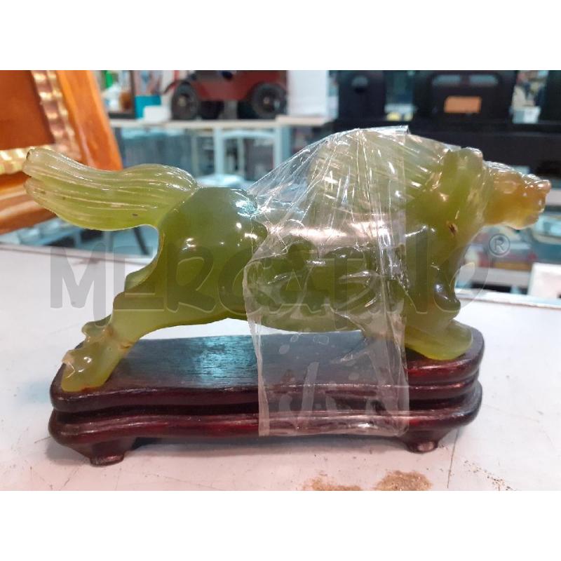 STATUETTA CAVALLO GIADA | Mercatino dell'Usato Roma monteverde 2
