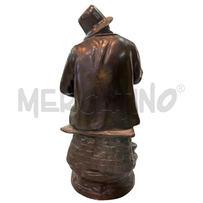 STATUINA BRONZO CALZOLAIO | Mercatino dell'Usato Roma monteverde 2