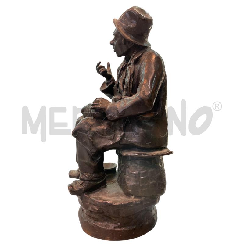 STATUINA BRONZO CALZOLAIO | Mercatino dell'Usato Roma monteverde 3