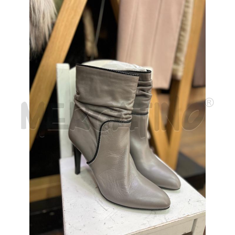 STIVALETTI DONNA FURLA PELLE GRI  | Mercatino dell'Usato Roma monteverde 3