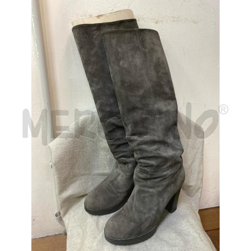 STIVALI DONNA HOGAN 36 SCAMO GRIGI | Mercatino dell'Usato Roma monteverde 1