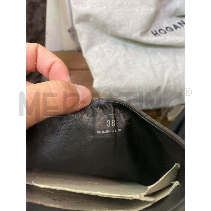 STIVALI DONNA HOGAN 36 SCAMO GRIGI | Mercatino dell'Usato Roma monteverde 4