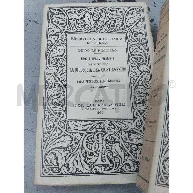 STORIA DELLA FILOSOFIA LATERZA 3VOL | Mercatino dell'Usato Roma monteverde 4