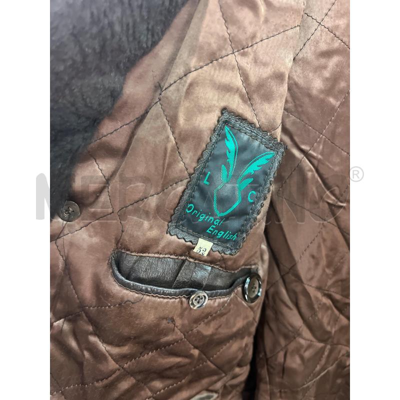 TRENCH UOMO ORIGINAL ENGLISH PELLE MARRONE 70'S | Mercatino dell'Usato Roma monteverde 5