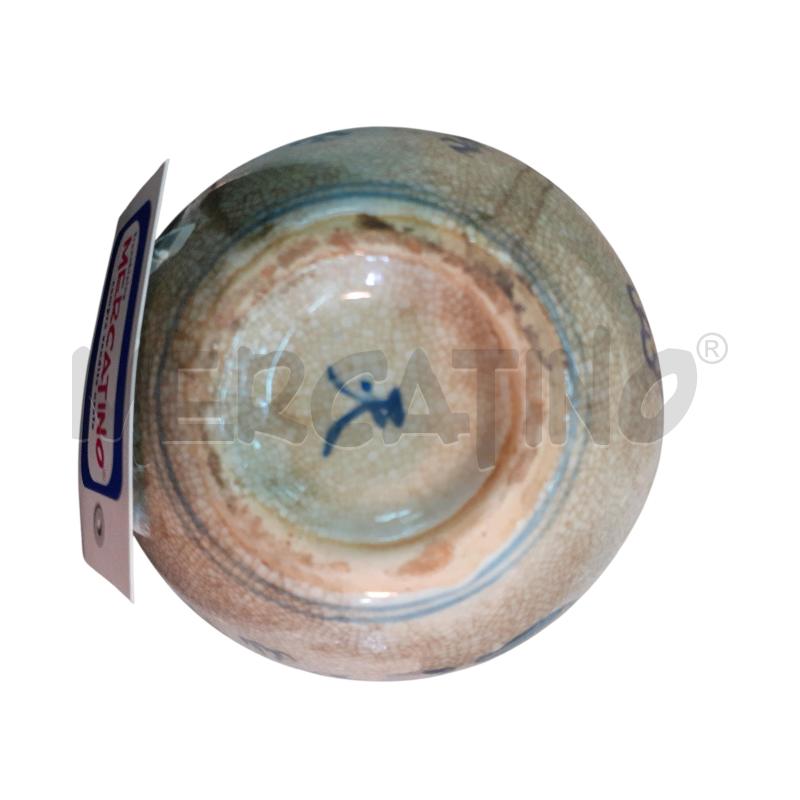 VASO BASSO CINESE DECO BLU | Mercatino dell'Usato Roma monteverde 3