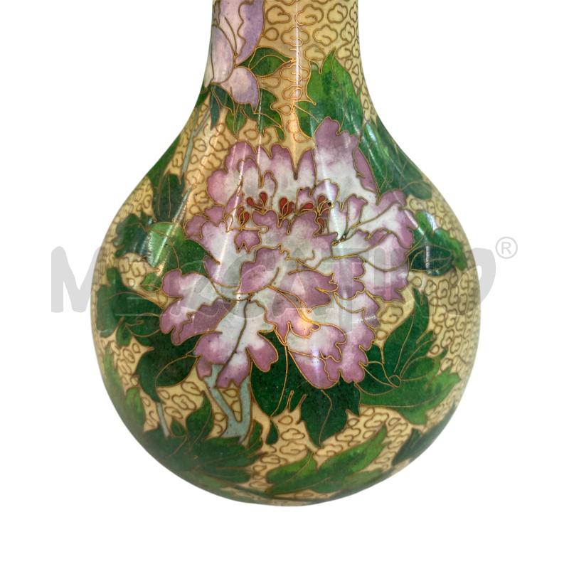 VASO METALLO FIORI ROSA  | Mercatino dell'Usato Roma monteverde 4