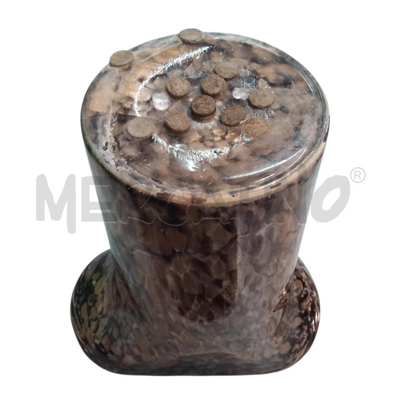 VASO VETRO AVENTURINA SOTTO CREPATO | Mercatino dell'Usato Roma monteverde 3